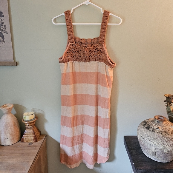 Free People We the Free Sayulita Combo Striped Boho Crochet Cottagecore … - Picture 3 of 15